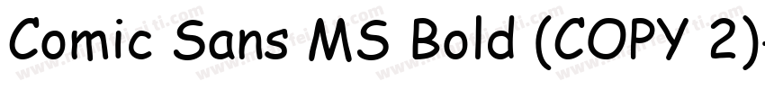 Comic Sans MS Bold (COPY 2)字体转换